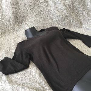 Benetton Brown v-neck Sweater